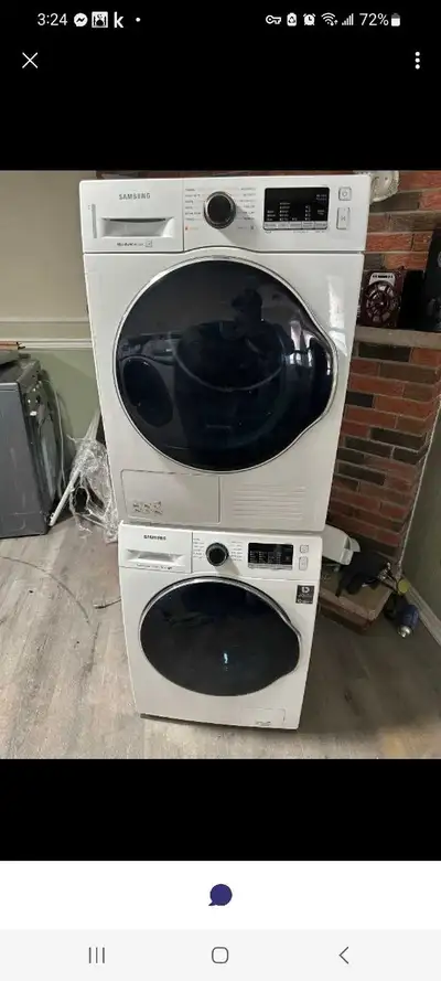 Samsung 24 w front load washer and dryer dryer , View more
