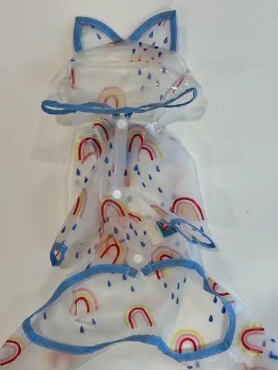 Rainbow Dog Raincoat, View more