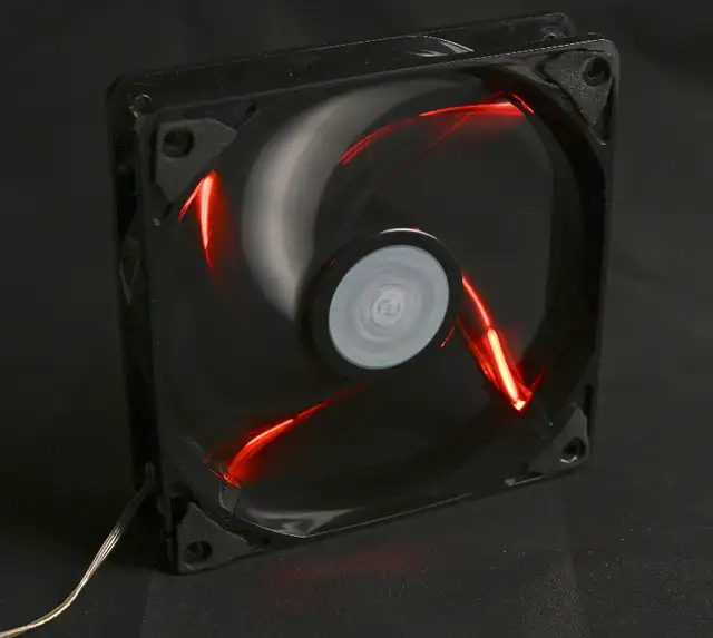 CoolerMaster 3-pin Red LED Silent Cooling PC Case Heat Fan 120mm in System Components in City of Toronto - Image 3
