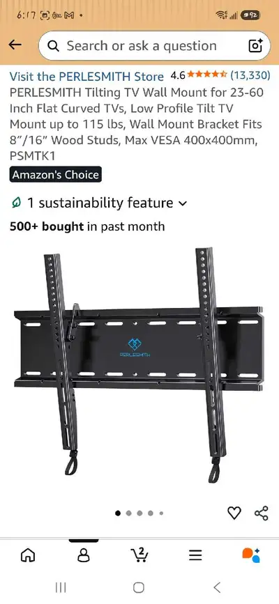 Tilting TV Wall Mount, View more