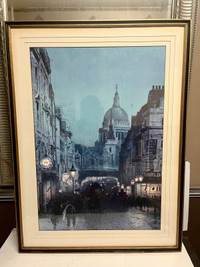 St Paul's from Ludgate Circus By John Atkinson Grimshaw framed