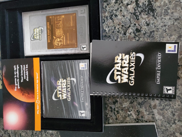 Star Wars Galaxies Empire and Divided Brand CD's never opened. in Arts & Collectibles in London