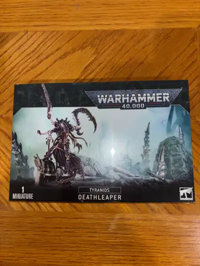 Selling New in Box with plastic wrapped GW Tyranid Deathleaper. Less than buying new from store and...
