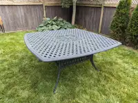 Large Metal Patio Table (Seats up to 8)