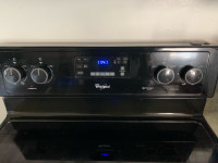 Black 30” electric stove 