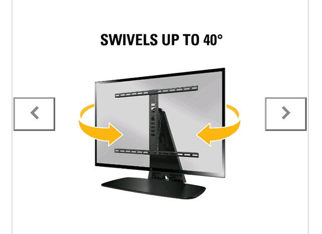 Sanus  TV stand (Base) for 32" - 65" TVs

 in Video & TV Accessories in Ottawa - Image 3