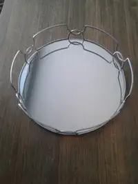 Round Mirror Decorative Tray