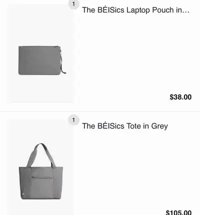 Béis Tote Bag & Laptop Sleeve, View more