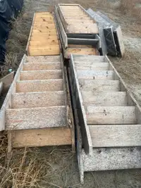 Temporary stairs