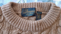 Doogan Donegal Large-44 Irish Wool & Silk Sweater; Louisbourg