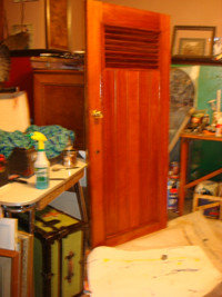 antique solid wood MidCenturyModern "Newport" style  Door
