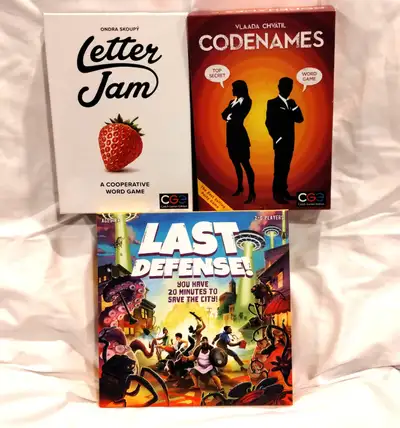3 jeux de société, 3 board games, View more