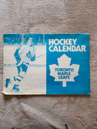 Toronto Maple Leafs 1975 Calender 