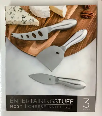 Set of Three Cheese Knife Set, View more