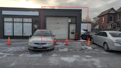 Warehouse use only. No industrial use. +/- 10' clear height, drive-in door. Gross lease.