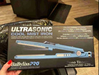 Ultrasonic nano-titanium cool mist hair straightener brand new!