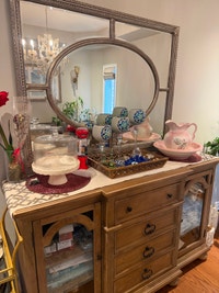 ASHLEY BUFFET WITH MIRROR, ORIGINAL PURCHASE PRICE was $1899