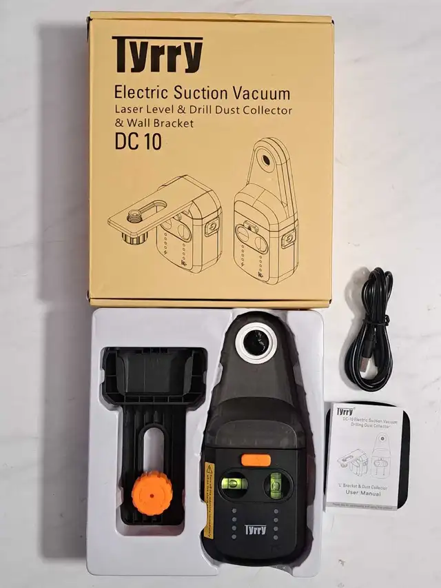 4-in-1 Laser Level Tool with Line Laser, Drill Dust Collector, W in Hand Tools in Markham / York Region - Image 9