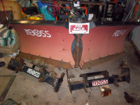 BOSS 8'2 POLY V Plow Blade COMPLETE set up 11pin