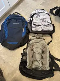 3 New knapsacks 