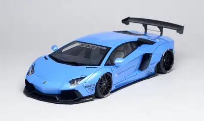 Hi, I’m selling my 1/18 Autoart 79107 Liberty Walk Lamborghini Aventador Sky Blue Metallic. Autoart...