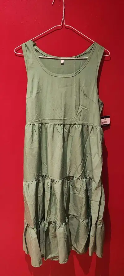 Robe d'été à volant sans manche plusieurs taille, View more