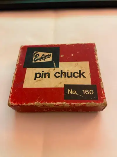 VINTAGE ECLIPSE PIN CHUCK NO. 160 IN ORIGINAL BOX, View more