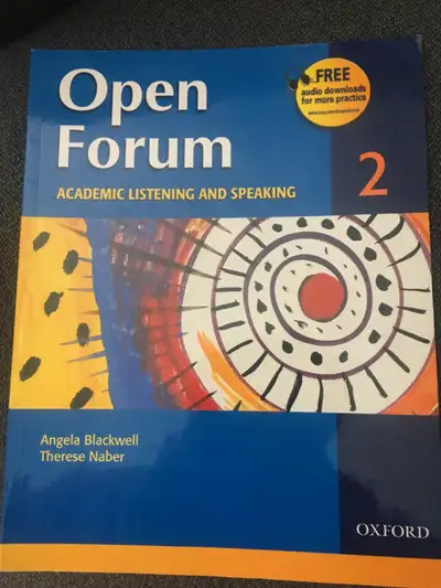 Brand new Open Forum academic listening and speaking, View more
