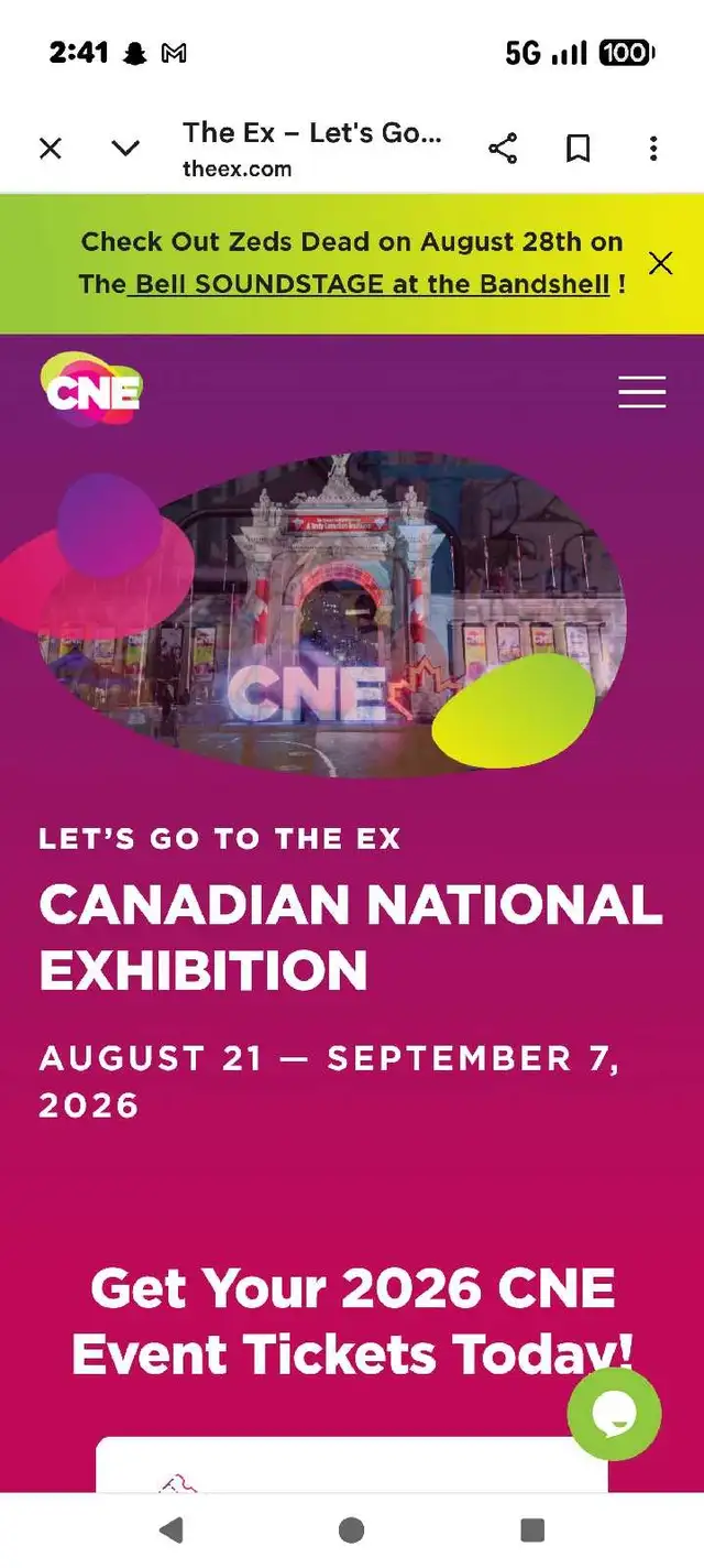 General Admission to CNE