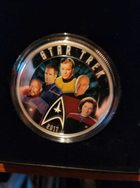 Star trek 2 oz. silver coins