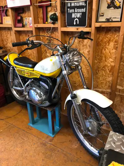 very good condition rebuilt motor brand new front and rear tires Vintage trials bike ownership in ha...