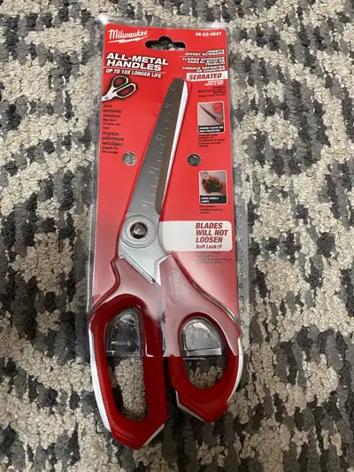  brand new sealed Milwaukee scissors, View more