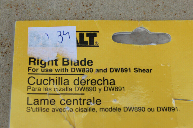 Dewalt DW8900 Right Blade for Shears - New in Power Tools in Markham / York Region - Image 4
