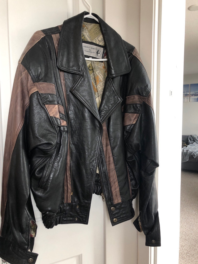 Genuine Italian Leather Men’s Jacket in Men's in Richmond - Image 3