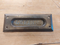 Antique Brass Letter Slot