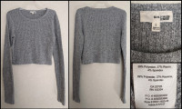 ARITZIA Wilfred Free Cropped Long Sleeve Size Small