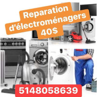 Reparation electromenagers 20ans experience 