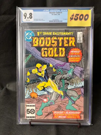 Booster Gold #1 cgc 9.8 comic , View more