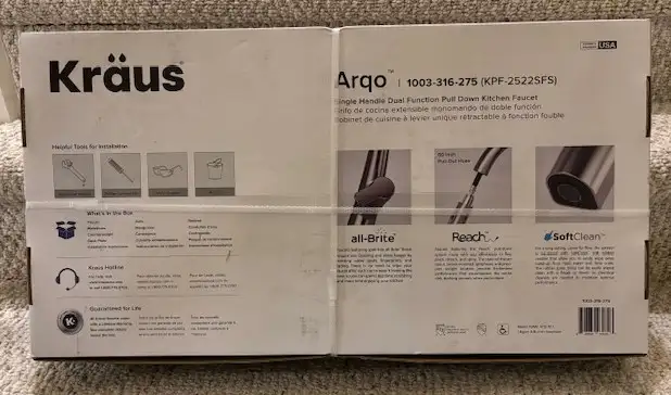 Kraus KPF-2522SFS Arqo Dual Function Pull Down Kitchen Faucet435641681833502721