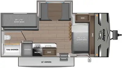 Purchased in June 2023 from RV City Morinville (Now Allan Dale RVs). https://www.jayco.com/rvs/trave...