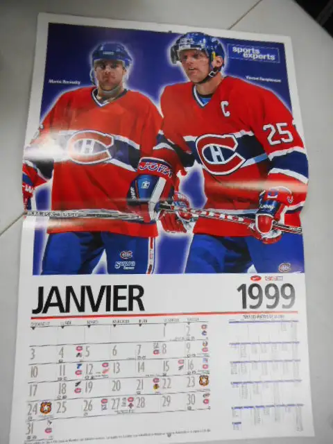 1998-99 CALENDRIER CANADIENS DE MONTREAL COMPLET EXCELLENT ÉTAT in Arts & Collectibles in Thetford Mines - Image 7