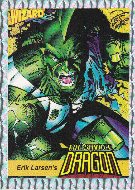 1992 Wizard Magazine Image SR.1 Erik Larsen 3 The Savage Dragon in Arts & Collectibles in Longueuil / South Shore