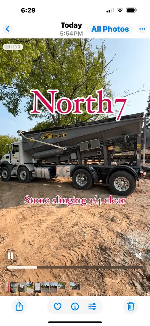 Gravel sale 3-4 clear ,3/4 crush 3-4 recycle screening hpb river rock top soil mulch triple mix 2 in...