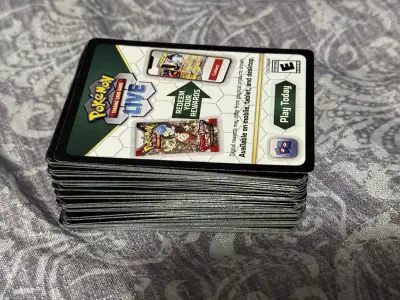 Pokemon TCG code card Unova poster collection BULK 129 available Pickup in Vancouver