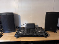 Complete Dj system with speakers 