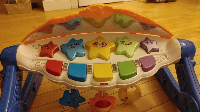 Fisher-Price Baby Activity Center Piano Gym in Toys in Edmonton - Image 7