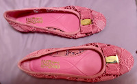Brand New Salvatore Ferragamo Varina Lace Flats Size 10