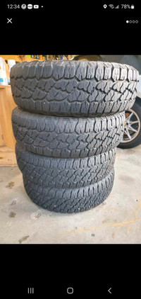 New All Terrain Goodyear Wranglers Tires