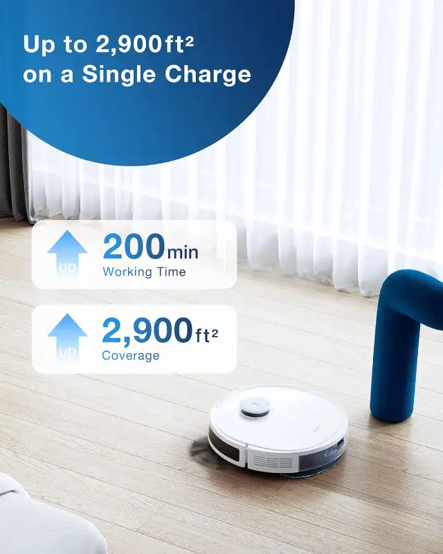 ECOVACS DEEBOT N10 Plus Robot Vacuum and Mop in Arts & Collectibles in City of Toronto - Image 8