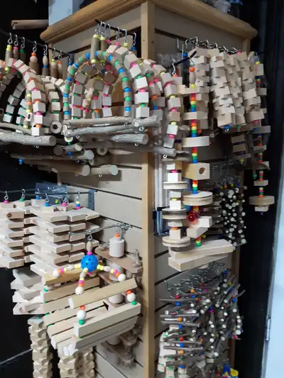 PARROT TOYS CAGES SWINGS AND MORE, View more
